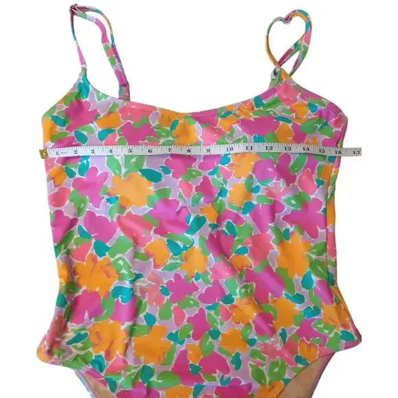Cotton On Women's Floral-Print Cheeky One-Piece Swimsuit Size XL NWT - Picture 6 of 12